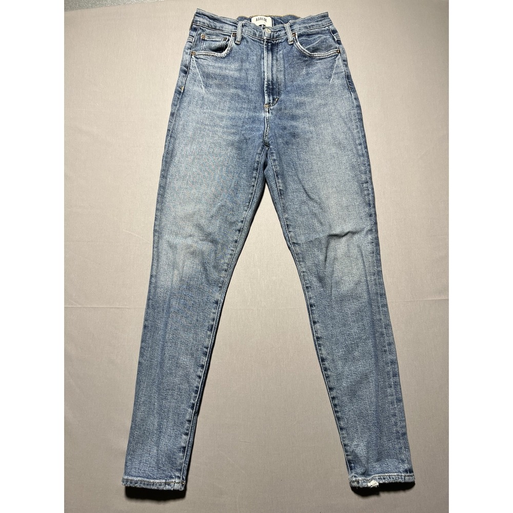 AGOLDE Pinch Waist High Rise Skinny Denim Jeans Size 25 (25x29)  Amped Med‎ Wash